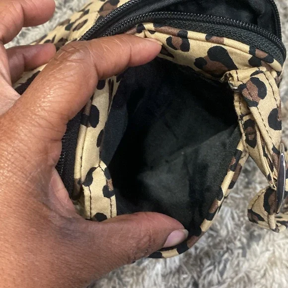 Vera Bradley Leopard Print Crossbody Bag - Picture 6 of 9